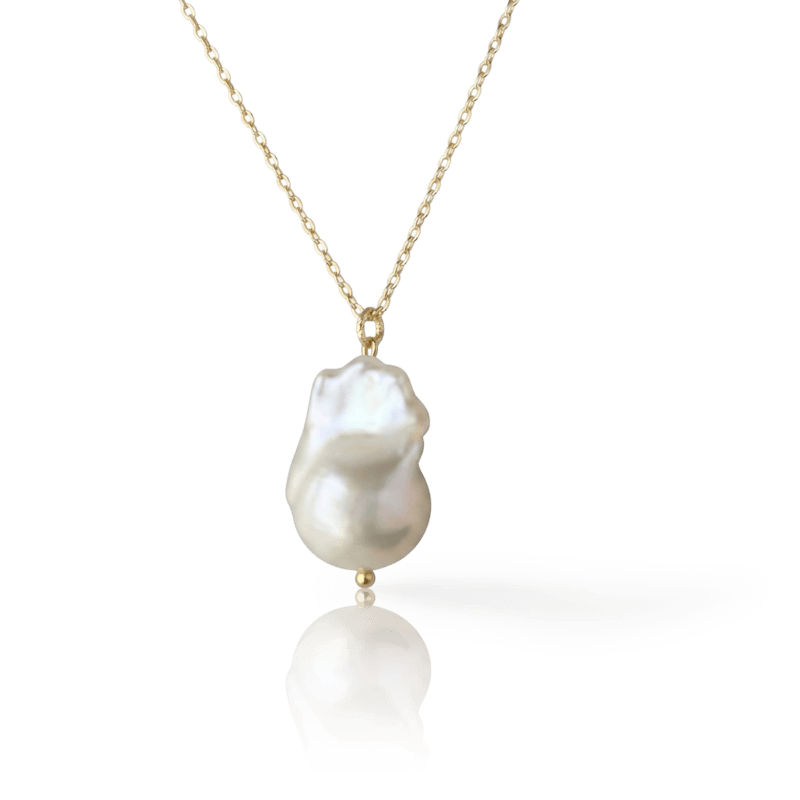 Collier Nuage en perle baroque sauvage - OUI HANDMADE